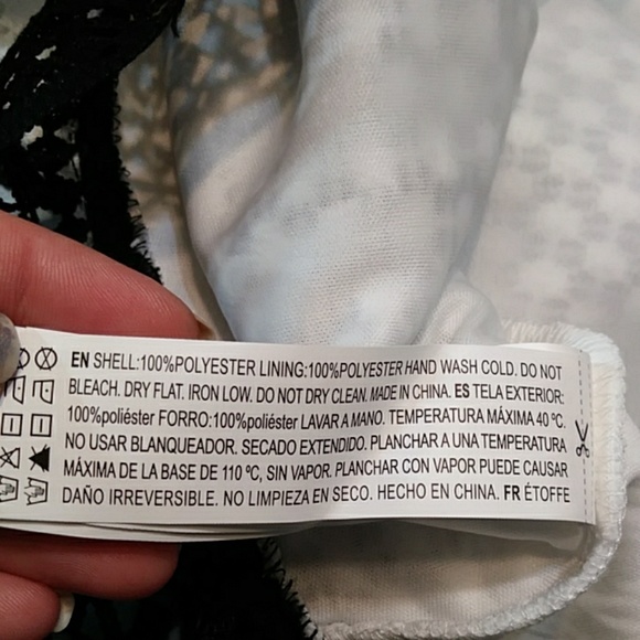 Forever 21 Black & White Sleeveless Dress - Picture 6 of 7